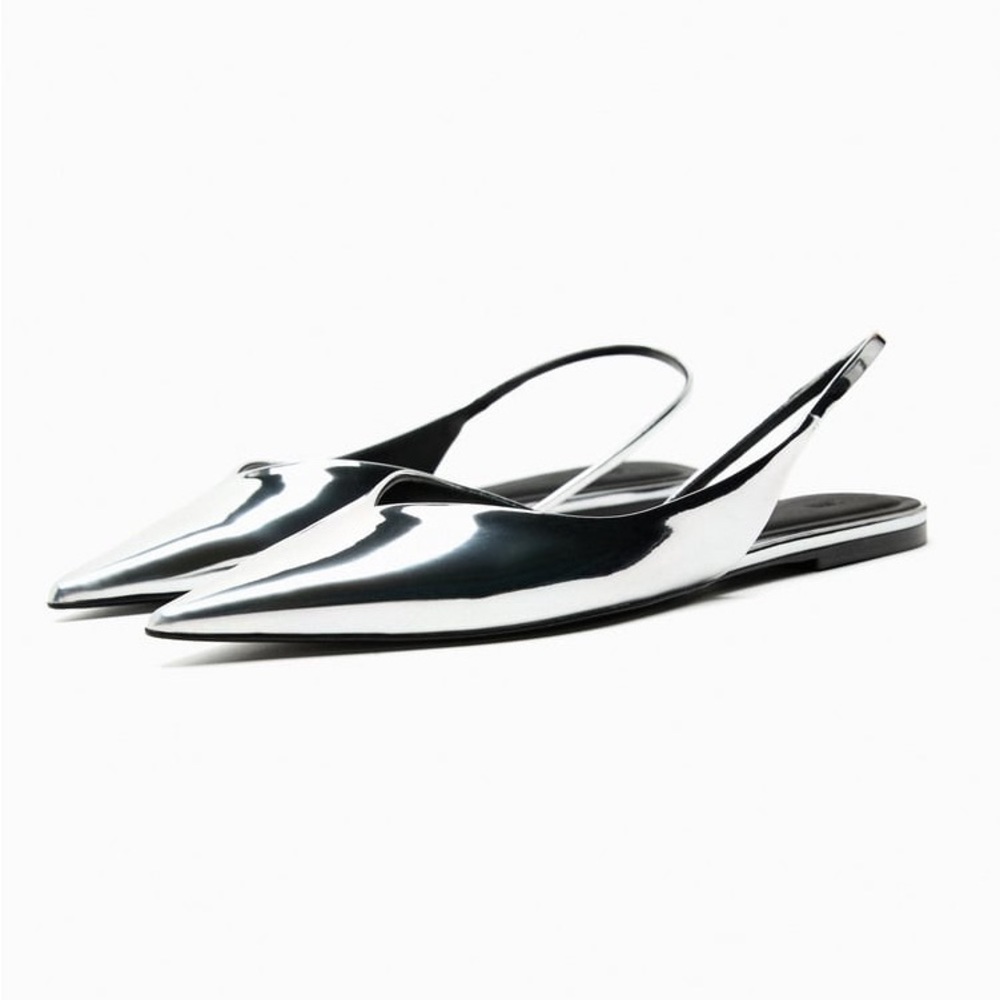Zara Metallic Slingback